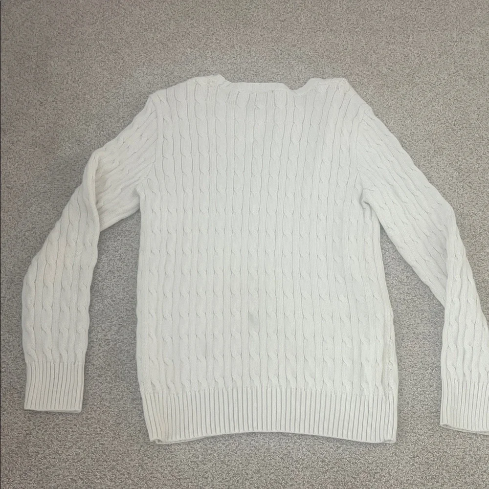 Polo by Ralph Lauren Cream Cable Knit Sweater - Picture 4 of 4